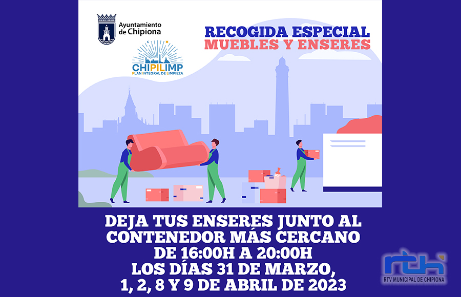 El Ayuntamiento De Chipiona Organiza Una Recogida Especial De Muebles Y