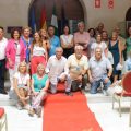 Juan Manuel Rivera entre los homenajeados de una convivencia nacional de técnicos de consumo celebrada en Chipiona