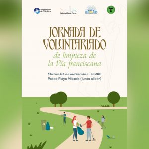 TAU y Playas invitan a colaborar en una jornada de voluntariado para la limpieza de uno de los seis tramos de la Ruta Jacobea Vía Franciscana