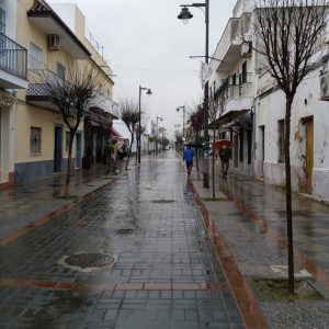 Chipiona ha registrado 41,6 litros de agua por metro cuadrado desde el pasado martes