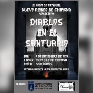 Nuevo Ateneo estrenará el 1 de diciembre la obra de teatro ‘Diablos en el Santuario’, basada en un exorcismo de 1630