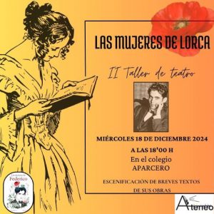 El segundo taller de teatro de Nuevo Ateneo de Chipiona culminan mañana con la representación ‘Las Mujeres de Lorca’