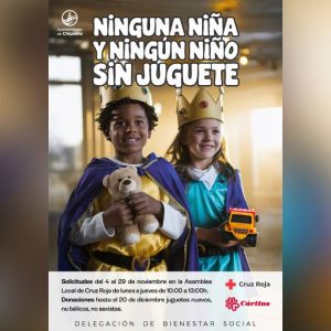 Últimos días para hacer donaciones a la campaña ‘Ninguna niña ningún niño sin juguetes’ de Chipiona