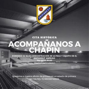 El Chipiona Club de Fútbol lanza un llamamiento a la afición para acompañarle en su partido del domingo en Jerez